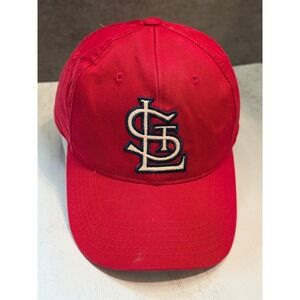 St Louis Cardinals Hat Mens Red Drew Pearson MLB Baseball Strapback Cap Logo